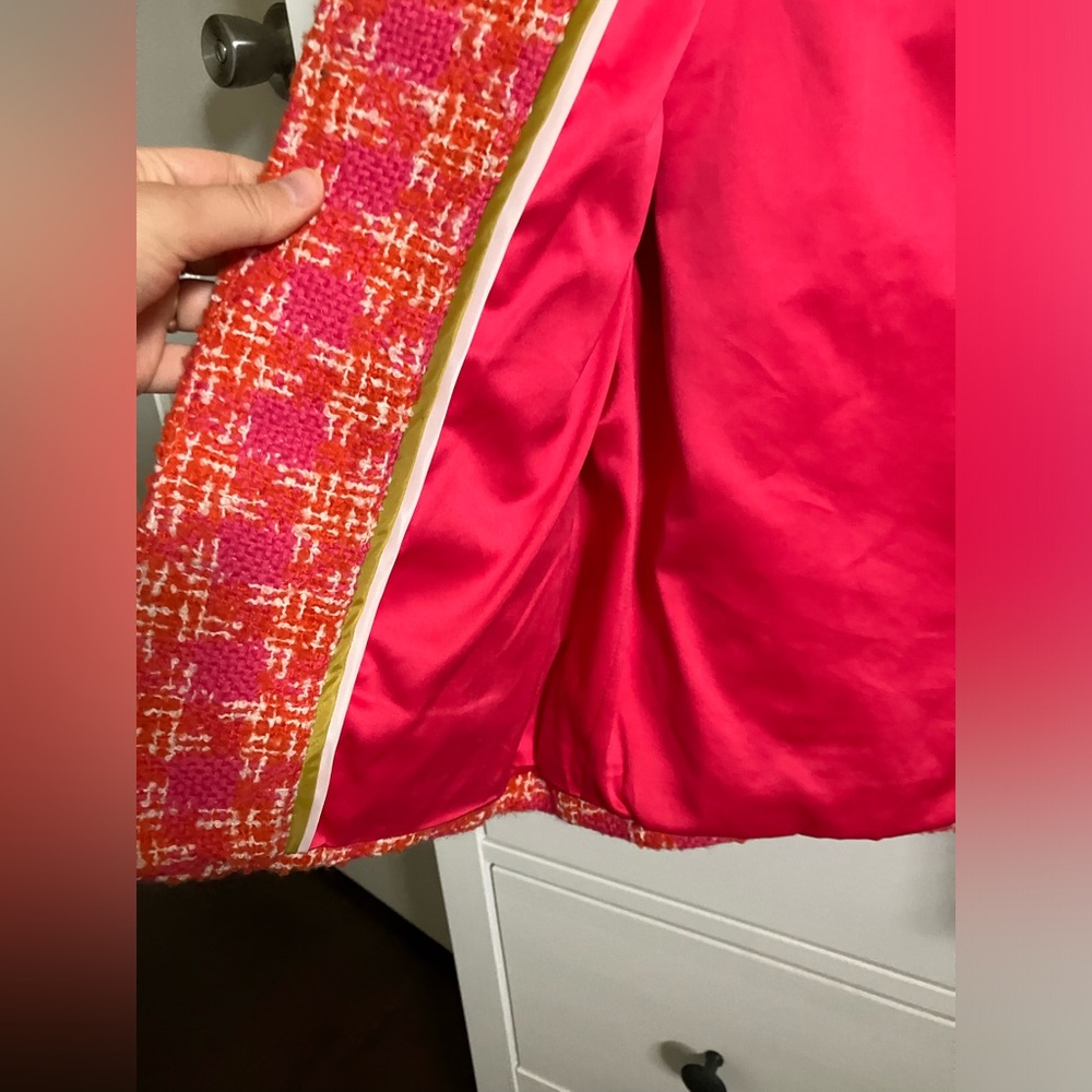 Boden Pink and Orange Woman’s Blazer - Picture 5 of 8